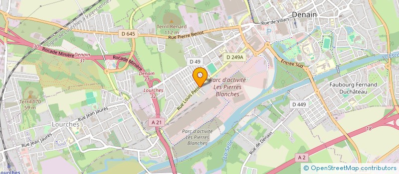 localisation de l'entreprise MONSIEUR ANTOINE WACHOWIAK  DENAIN