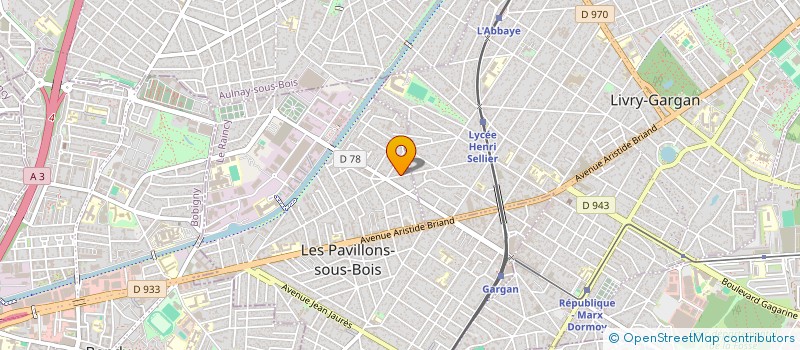 localisation de l'entreprise MONSIEUR ANTOINE WANDERSTEIN  LES PAVILLONS-SOUS-BOIS