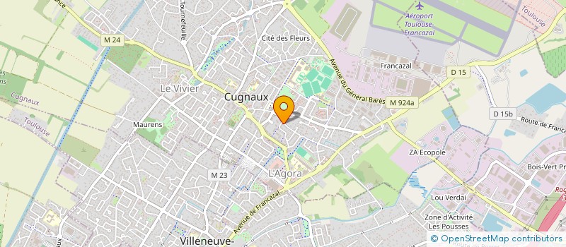 localisation de l'entreprise MONSIEUR ANTOINE WANDERSTEIN  CUGNAUX