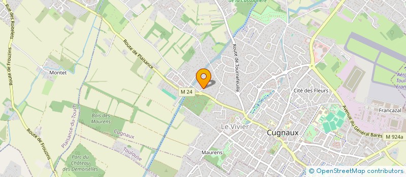 localisation de l'entreprise MONSIEUR ANTOINE WEIL  CUGNAUX