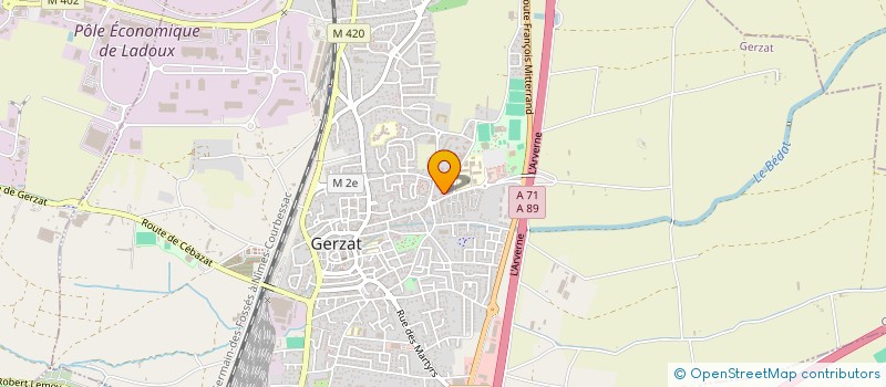 localisation de l'entreprise MONSIEUR ANTOINE WEISS à GERZAT