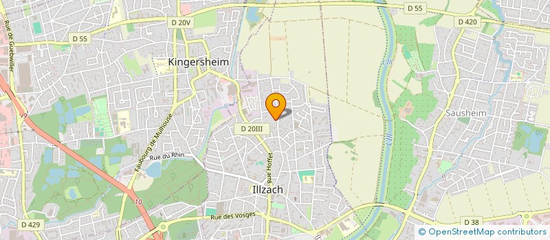 localisation de l'entreprise MONSIEUR ANTOINE WIOLAND  ILLZACH