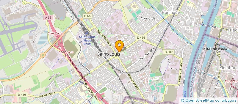 localisation de l'entreprise MONSIEUR ANTOINE WUILLERMIN à SAINT-LOUIS