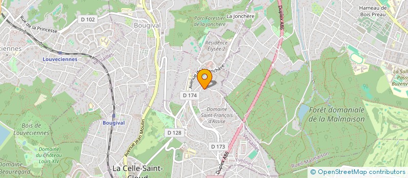 localisation de l'entreprise MONSIEUR ANTOINE WURTZ  LA CELLE-SAINT-CLOUD