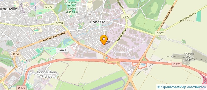 localisation de l'entreprise MONSIEUR ANTOINE YUCEDAG  GONESSE