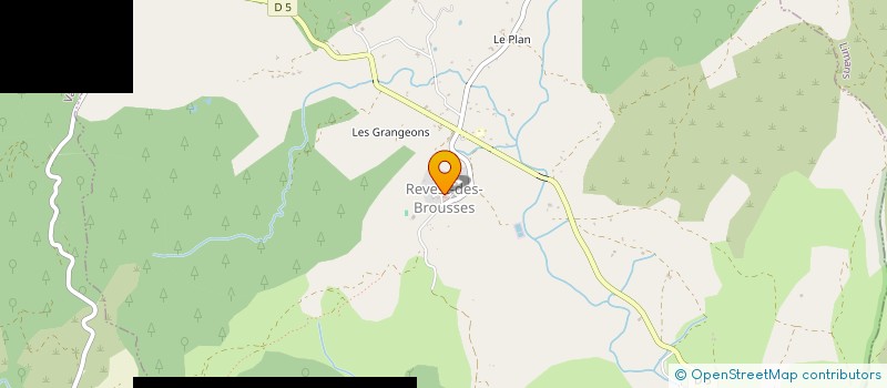 localisation de l'entreprise MONSIEUR ANTOINE YVER  REVEST-DES-BROUSSES