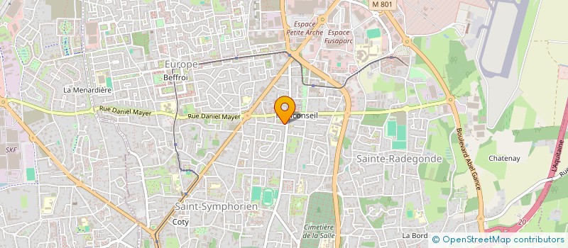 localisation de l'entreprise MONSIEUR ANTOINE ZINSOU  TOURS