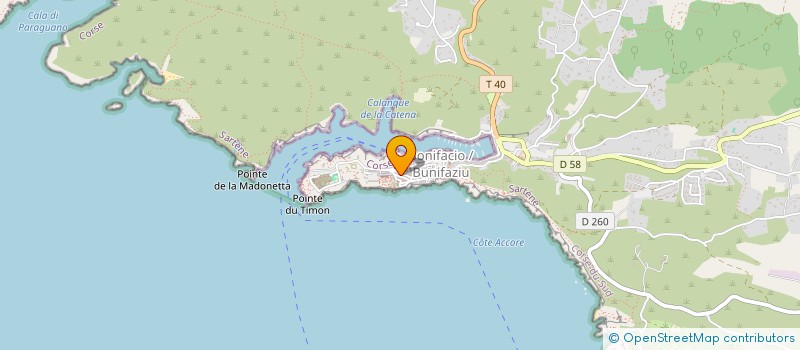 localisation de l'entreprise MONSIEUR ANTOINE ZURIA  BONIFACIO