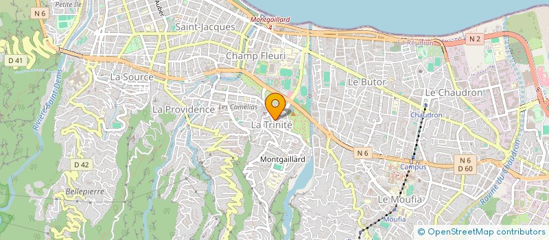 localisation de l'entreprise MONSIEUR ANTOISSI BACAR  SAINT-DENIS