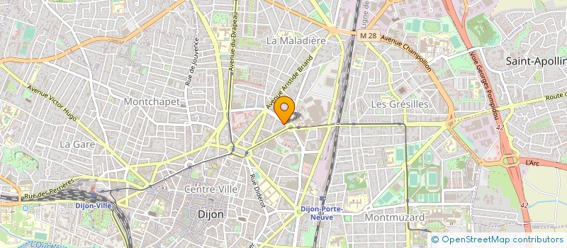 localisation de l'entreprise MONSIEUR ANTON BOUILLE à DIJON