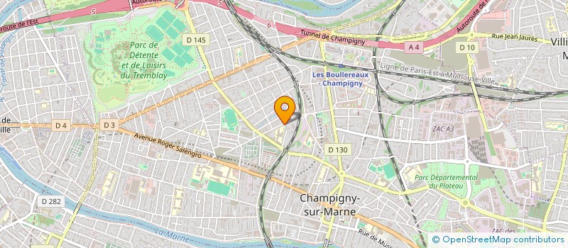 localisation de l'entreprise MONSIEUR ANTON DURAND  CHAMPIGNY-SUR-MARNE