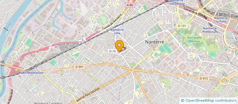 localisation de l'entreprise MONSIEUR ANTON GUTH à NANTERRE