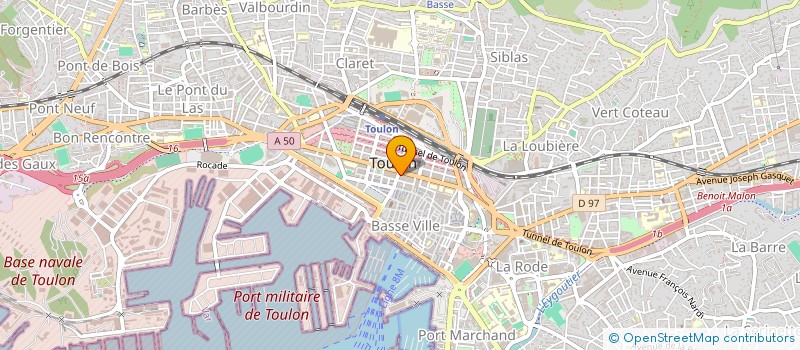 localisation de l'entreprise MONSIEUR ANTON TORTEL  TOULON