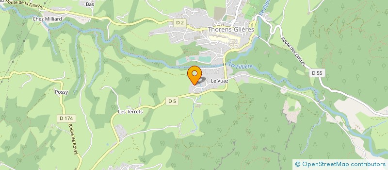 localisation de l'entreprise MONSIEUR ANTON VILLARET à FILLIERE