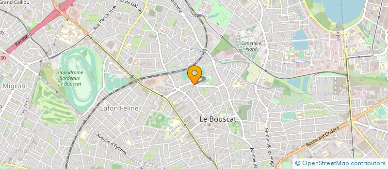 localisation de l'entreprise MONSIEUR ANTON YANEV  LE BOUSCAT