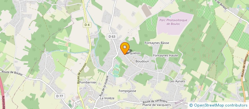 localisation de l'entreprise MONSIEUR ANTONI BIASINI à BOULOC