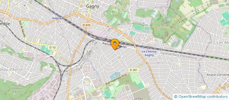 localisation de l'entreprise MONSIEUR ANTONI DE OLIVEIRA à GAGNY