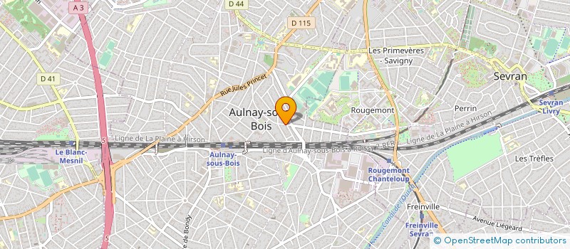 localisation de l'entreprise MONSIEUR ANTONI GOMES à AULNAY-SOUS-BOIS