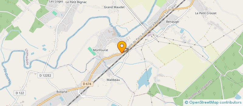 localisation de l'entreprise MONSIEUR ANTONI GUICHARD  LES EGLISOTTES ET CHALAURES