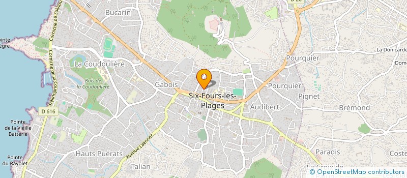 localisation de l'entreprise MONSIEUR ANTONI MODICA à SIX-FOURS-LES-PLAGES