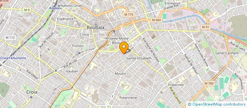 localisation de l'entreprise MONSIEUR ANTONI PLOUY à ROUBAIX