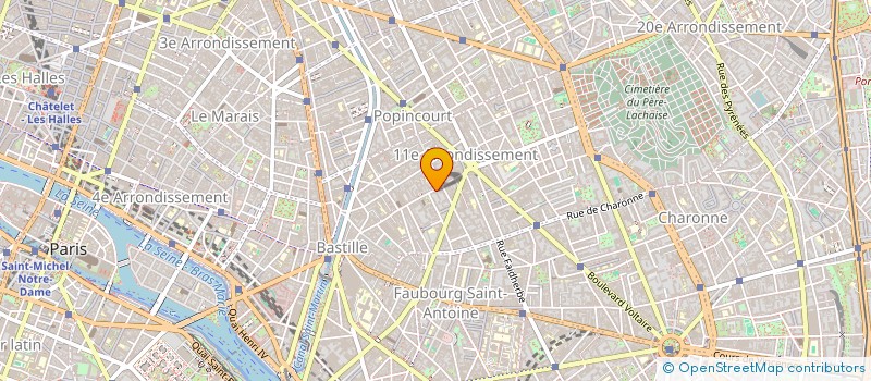 localisation de l'entreprise MONSIEUR ANTONI QUENET  PARIS