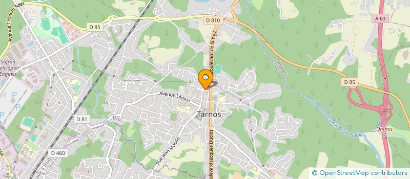 localisation de l'entreprise MONSIEUR ANTONI RODRIGUES HEGUY  TARNOS