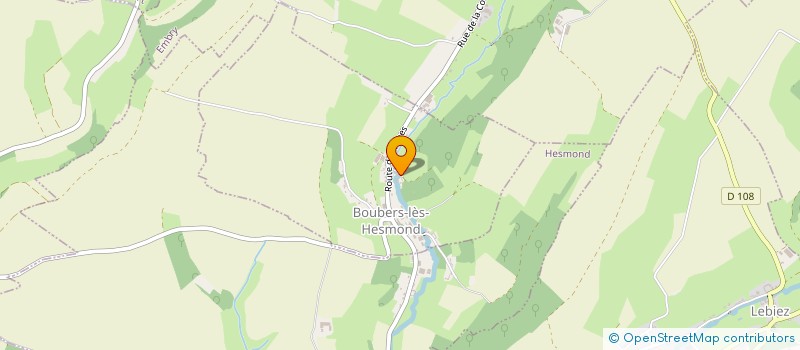 localisation de l'entreprise MONSIEUR ANTONIE DE RIJK  BOUBERS-LES-HESMOND