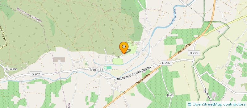 localisation de l'entreprise MONSIEUR ANTONIN ALLEGRE  BERRIAS-ET-CASTELJAU