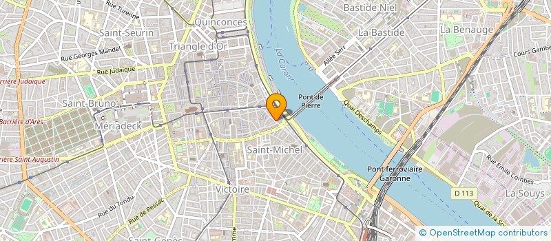 localisation de l'entreprise MONSIEUR ANTONIN AUBIER  BORDEAUX