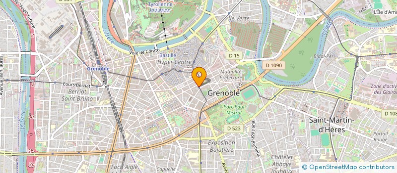 localisation de l'entreprise MONSIEUR ANTONIN BENTEJAC  GRENOBLE