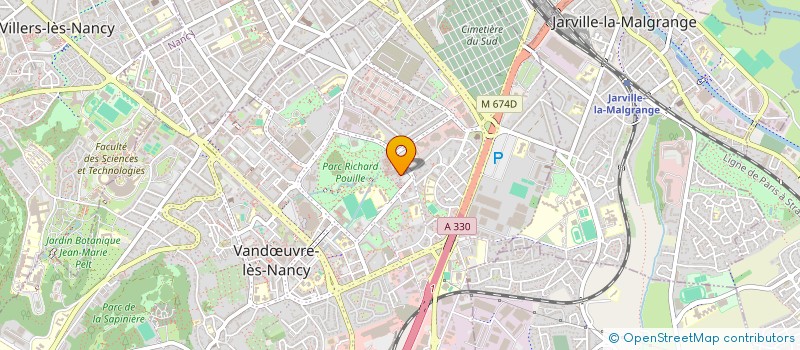 localisation de l'entreprise MONSIEUR ANTONIN BERNARD  VANDUVRE-LES-NANCY