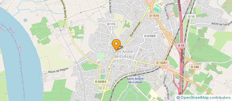 localisation de l'entreprise MONSIEUR ANTONIN BERTHEAU  SAINT-ANDRE-DE-CUBZAC