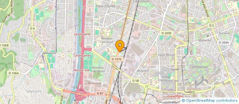 localisation de l'entreprise MONSIEUR ANTONIN BETHOUX à GRENOBLE