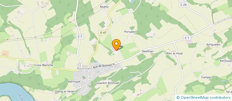 localisation de l'entreprise MONSIEUR ANTONIN BLOCK  ROSNOEN