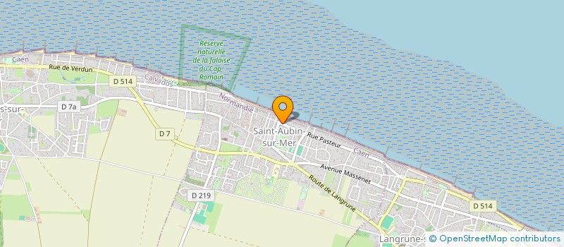 localisation de l'entreprise MONSIEUR ANTONIN BONAFINI  SAINT-AUBIN-SUR-MER