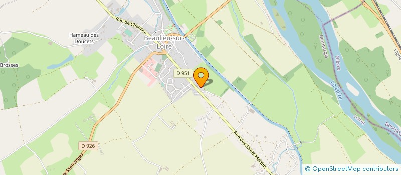 localisation de l'entreprise MONSIEUR ANTONIN BORNE à BEAULIEU-SUR-LOIRE
