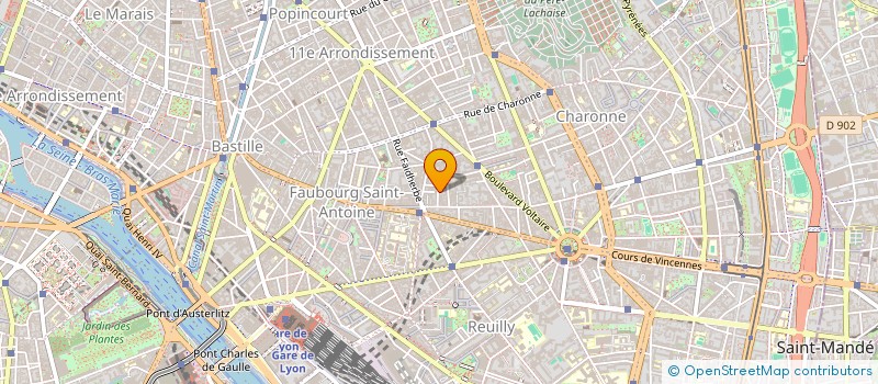 localisation de l'entreprise MONSIEUR ANTONIN BOUDET  PARIS