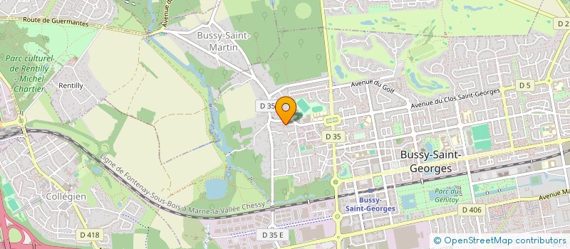 localisation de l'entreprise MONSIEUR ANTONIN BOUDON  BUSSY-SAINT-GEORGES