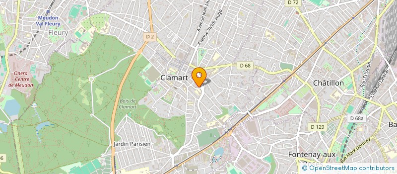 localisation de l'entreprise MONSIEUR ANTONIN BOUSLAMA à CLAMART