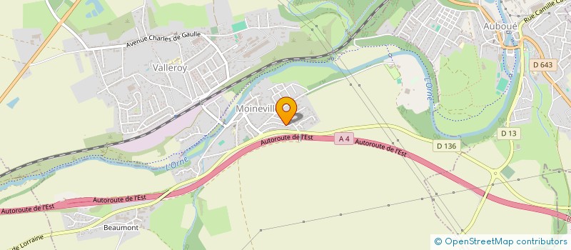 localisation de l'entreprise MONSIEUR ANTONIN BOUTROU  MOINEVILLE