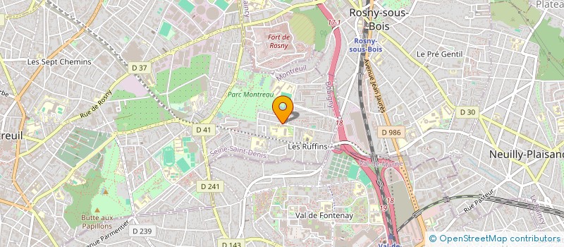 localisation de l'entreprise MONSIEUR ANTONIN BOUVARD à MONTREUIL