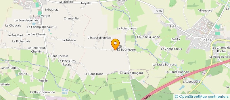 localisation de l'entreprise MONSIEUR ANTONIN BOUVET  ERCE-PRES-LIFFRE