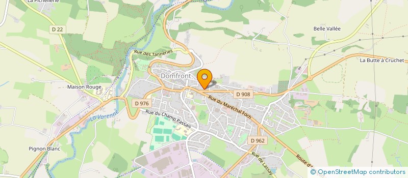 localisation de l'entreprise MONSIEUR ANTONIN BOUVET à DOMFRONT-EN-POIRAIE