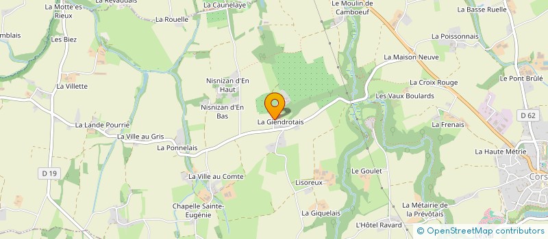 localisation de l'entreprise MONSIEUR ANTONIN BOZEC  CORSEUL