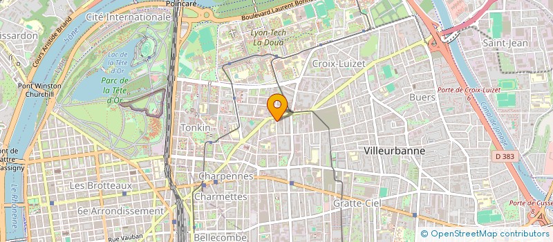 localisation de l'entreprise MONSIEUR ANTONIN BRINES  VILLEURBANNE