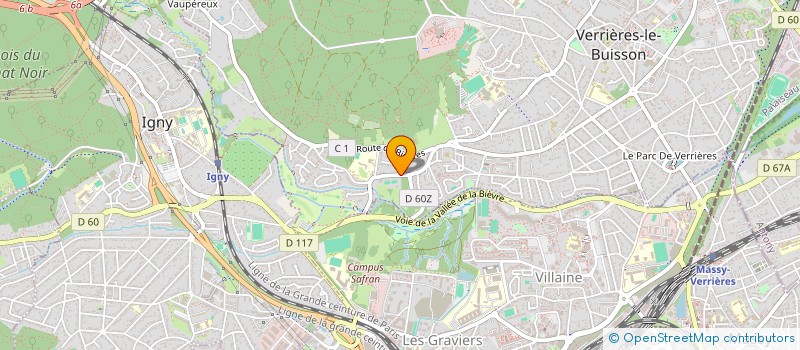 localisation de l'entreprise MONSIEUR ANTONIN BRUNEAU  VERRIERES-LE-BUISSON