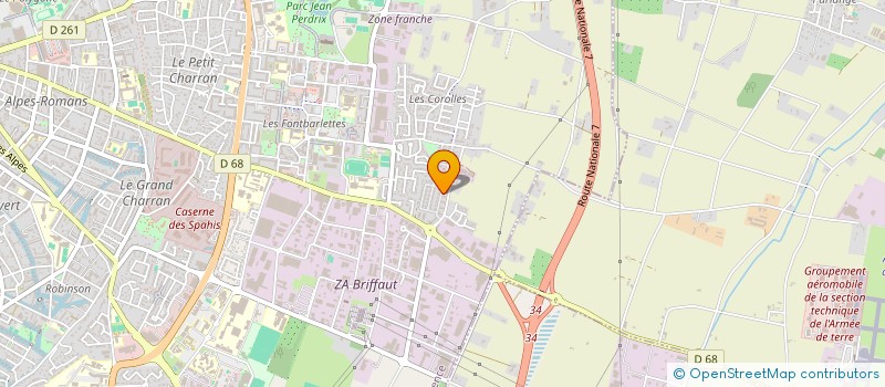 localisation de l'entreprise MONSIEUR ANTONIN BRUYERE  VALENCE