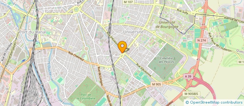 localisation de l'entreprise MONSIEUR ANTONIN CALBA à DIJON