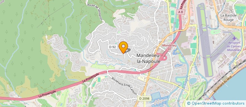 localisation de l'entreprise MONSIEUR ANTONIN CALVET à MANDELIEU-LA-NAPOULE
